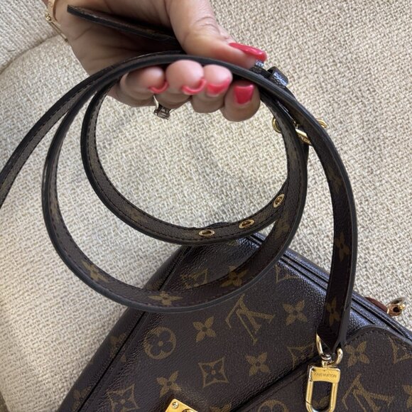 Louis Vuitton Pochette Metis Mm Monogram Handbag Women Brown crossbody - Picture 4 of 13